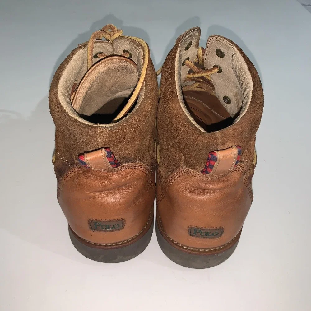 Polo Salisbury Boots Mens Size 13D Brown Leather Chukka Ankle Casual